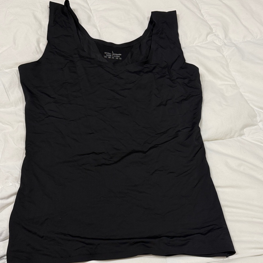 Elegant Black Sleeveless Tank Top
